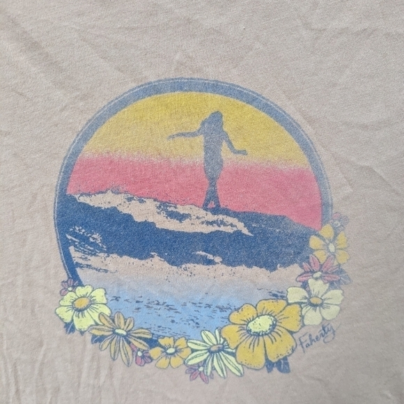 Faherty Hawaiian Graphic Raglan Tee - Picture 4 of 5